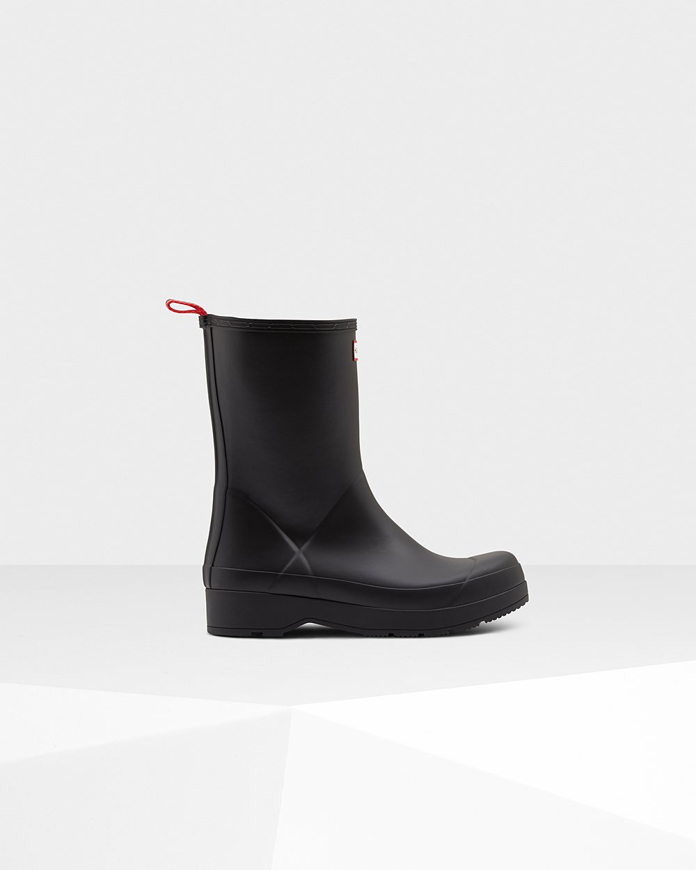 Hunter Original Insulated Mid-Height Rain Play Boots - Online Sale Mens Black - CJEDKV407